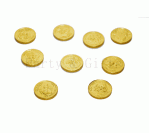3 cm Gold Chocolate Coin