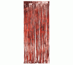Red Foil Door Curtain