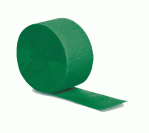 Green Crepe Streamer