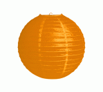 16" Orange Party Silk Lantern 