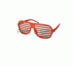 Red Striped Spectacles with Jewelry