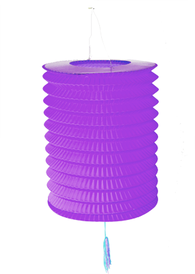 Purple Paper Lantern Dia 15.5cm